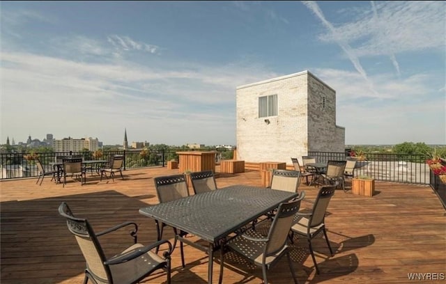 849 Delaware Ave Unit 305, Buffalo, NY 14209 - deck featuring outdoor dining space
