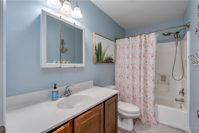 210 Funnycide Dr, Hounsfield, NY 13685 - full bath with toilet, vanity, and shower / bathtub combination with curtain