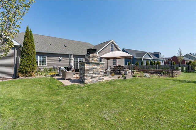 210 Funnycide Dr, Hounsfield, NY 13685 - back of house featuring a patio area and a gazebo