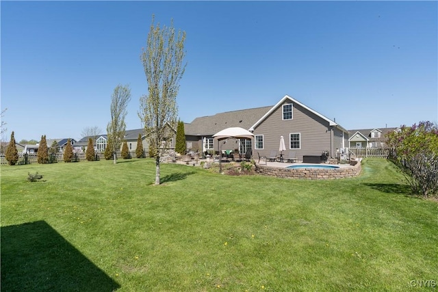 210 Funnycide Dr, Hounsfield, NY 13685 - rear view of property featuring a gazebo and a patio area