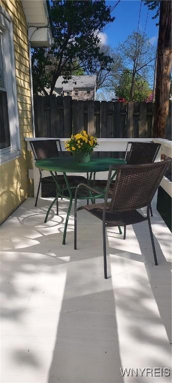 72 Ebenezer Dr Rear, Rear, West Seneca, NY 14224 - view of patio featuring fence