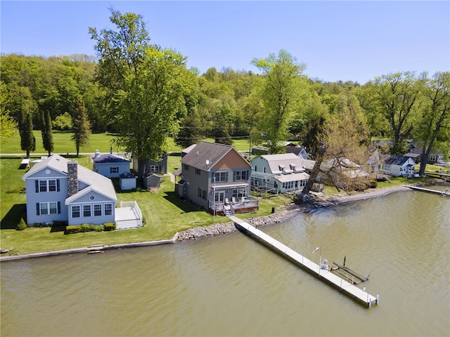 483 Indian Cv, Moravia, NY 13118 - aerial view of property and surrounding area with a nearby body of water
