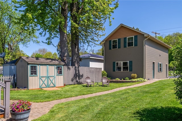 483 Indian Cv, Moravia, NY 13118 - view of side of home with a storage unit and an outdoor structure