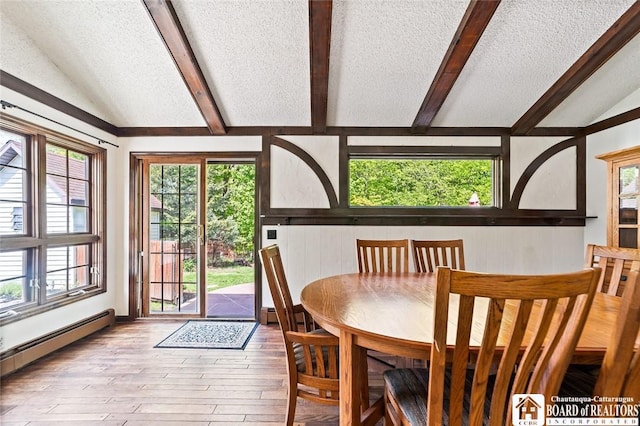 24 Castile Dr, Pomfret, NY 14063 - sunroom with baseboard heating and healthy amount of natural light