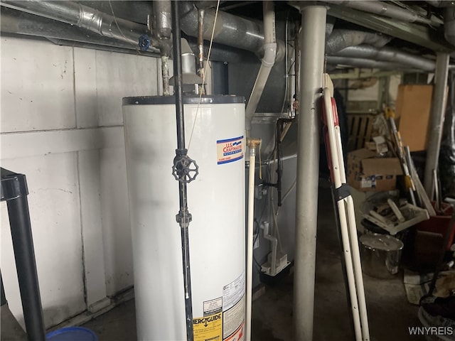 14 Thornton Ave, Buffalo, NY 14215 - utility room with water heater