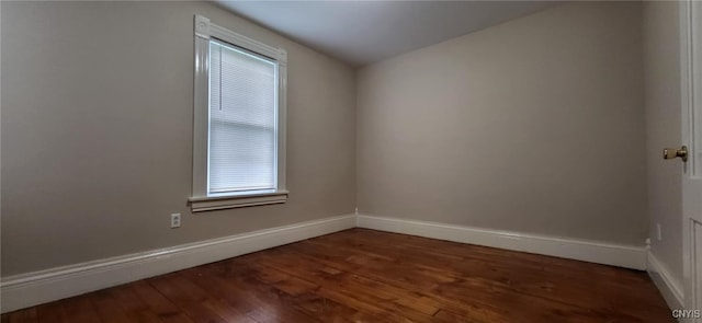 221 Grace St, Syracuse, NY 13204 - empty room with wood finished floors and baseboards