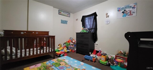221 Grace St, Syracuse, NY 13204 - carpeted bedroom with a crib