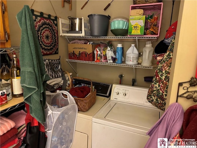 214 Hazzard St, Jamestown, NY 14701 - laundry room with separate washer and dryer