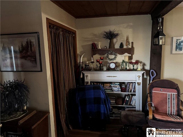 214 Hazzard St, Jamestown, NY 14701 - office space featuring wood ceiling