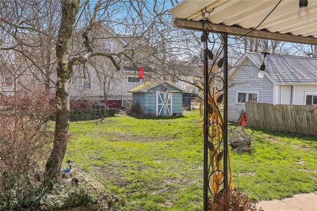 136 Summit St, Batavia-City, NY 14020 - view of yard with a storage shed and an outdoor structure