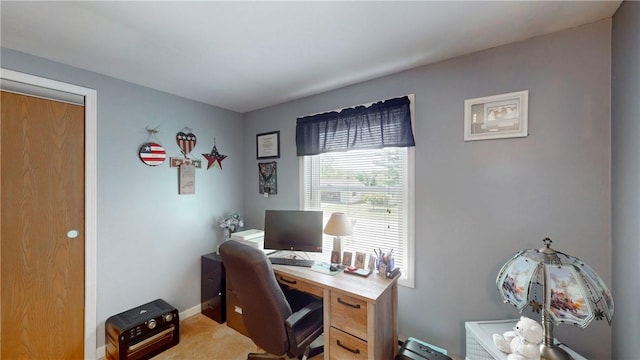 6 Club View Dr, Bath, NY 14810 - office area with carpet floors and baseboards