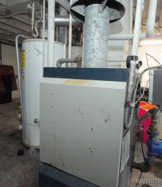 54 Pine Ridge Rd, Cheektowaga, NY 14211 - utility room with water heater