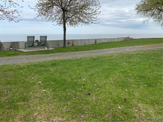13202 Park Rd, Carlton, NY 14571 - view of grassy yard with a water view