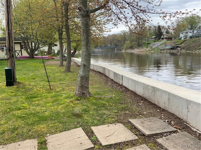 13202 Park Rd, Carlton, NY 14571 - view of grassy yard featuring a water view