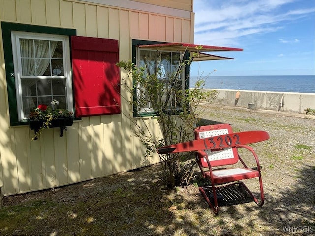 13202 Park Rd, Carlton, NY 14571 - view of property exterior featuring a water view