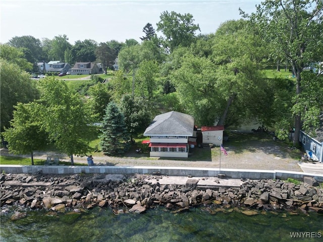 13202 Park Rd, Carlton, NY 14571 - view from above of property featuring a large body of water