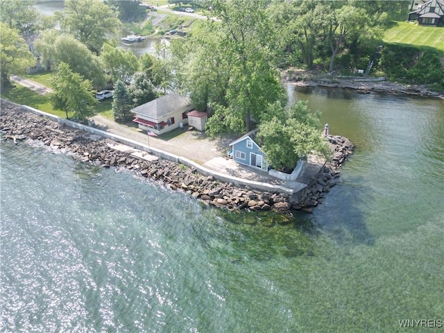 13202 Park Rd, Carlton, NY 14571 - view from above of property with a large body of water
