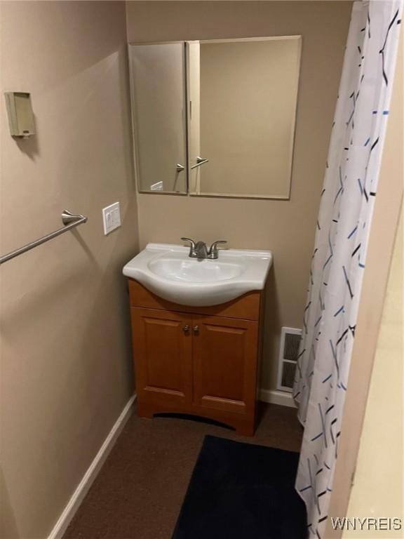 1068 Meiser Rd, Alabama, NY 14036 - bathroom featuring vanity and baseboards