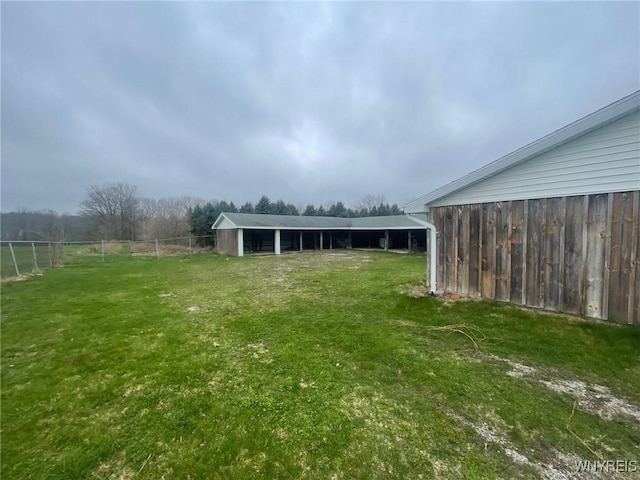 1068 Meiser Rd, Alabama, NY 14036 - view of yard with an outbuilding