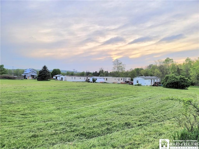 584 Warren Rd, Carroll, NY 14738 - view of green lawn with a view of countryside