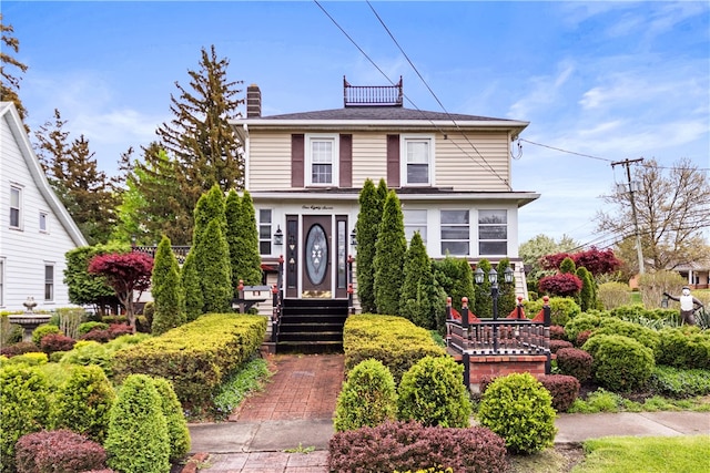 187 Clark St, Canandaigua-City, NY 14424 - traditional style home featuring a chimney