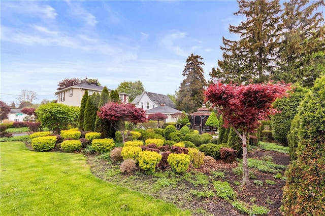 187 Clark St, Canandaigua-City, NY 14424 - view of green lawn with a gazebo