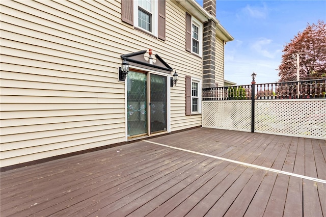 187 Clark St, Canandaigua-City, NY 14424 - view of wooden deck