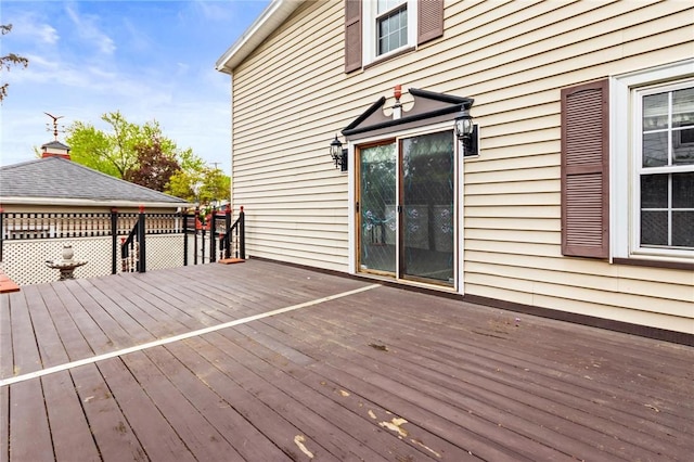 187 Clark St, Canandaigua-City, NY 14424 - view of wooden deck