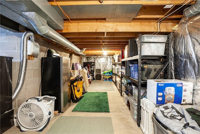 view of storage room
