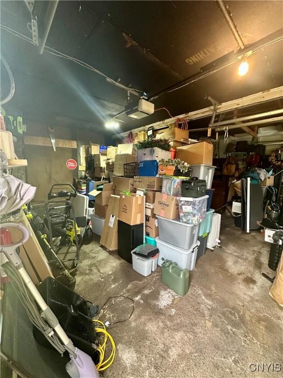923 Teall Ave, Syracuse, NY 13206 - storage room with a garage