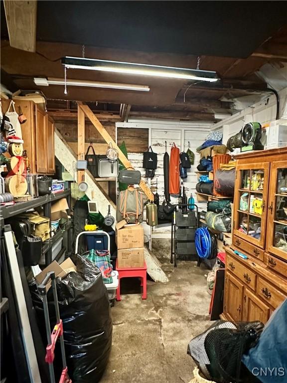 923 Teall Ave, Syracuse, NY 13206 - storage room with a garage