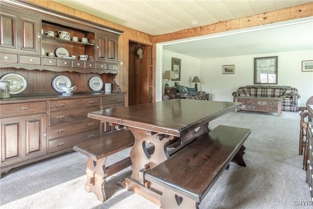 37931 State Route 12e, Clayton, NY 13624 - dining room featuring light colored carpet