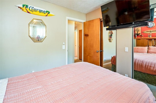 bedroom featuring carpet
