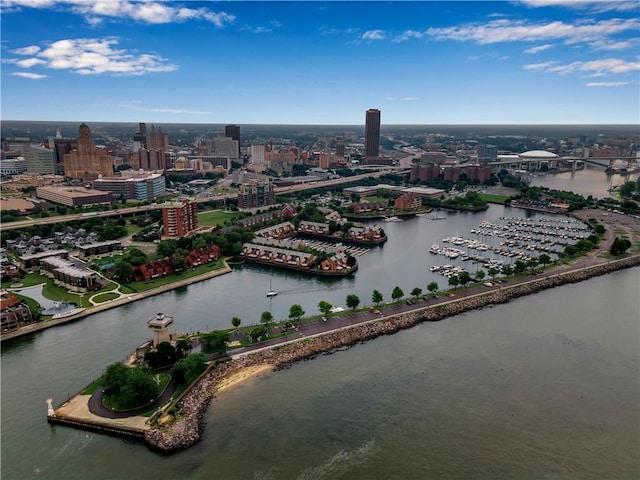 132 Lakefront Blvd Unit 104, Buffalo, NY 14202 - view of urban area with a nearby body of water and a marina