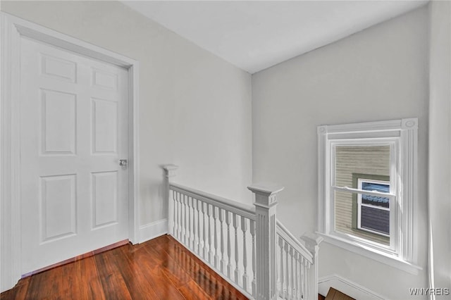 656 Auburn Ave, Buffalo, NY 14222 - stairway with wood finished floors and baseboards
