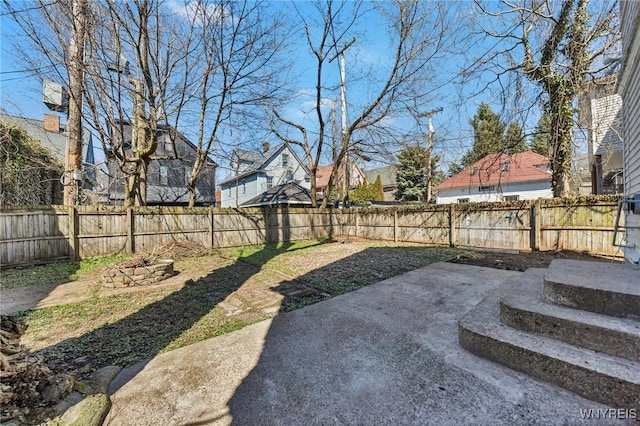656 Auburn Ave, Buffalo, NY 14222 - fenced backyard with a patio and a residential view