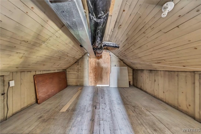 656 Auburn Ave, Buffalo, NY 14222 - bonus room with wooden ceiling, wood walls, and hardwood / wood-style floors