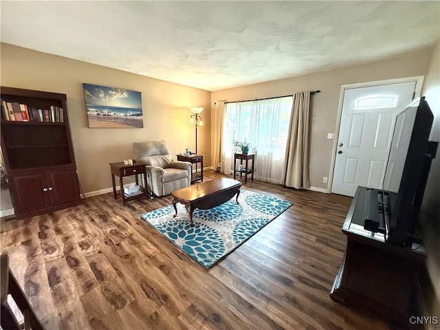 1004 W Thomas St, Rome-Inside, NY 13440 - living room with wood finished floors and baseboards