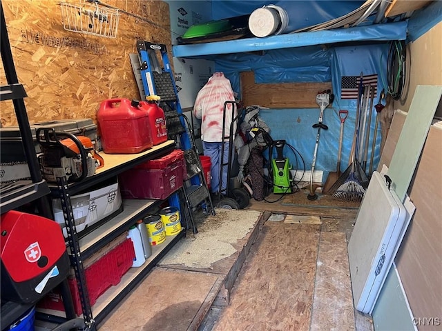 view of storage