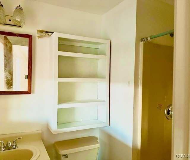 345 Orton Rd, Sandy Creek, NY 13142 - full bathroom featuring toilet, a shower, and a sink