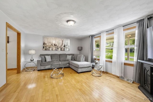 108 Pineledge Rd, Camillus, NY 13031 - living area with baseboards and wood-type flooring