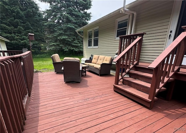 108 Pineledge Rd, Camillus, NY 13031 - deck with outdoor lounge area