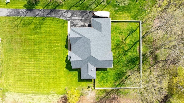 view from above of property