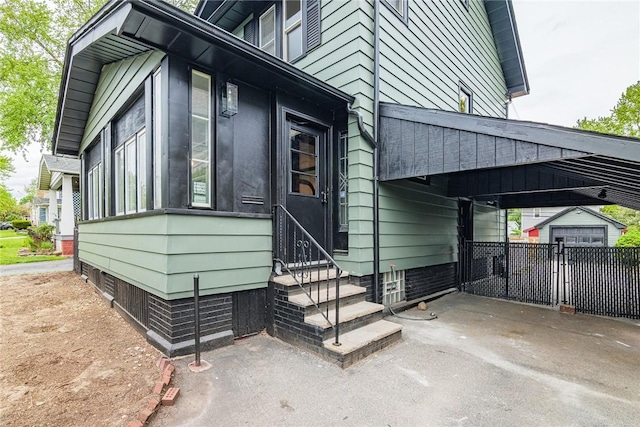 view of property entrance
