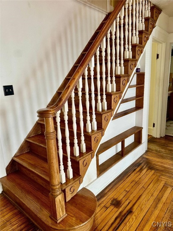 view of stairs