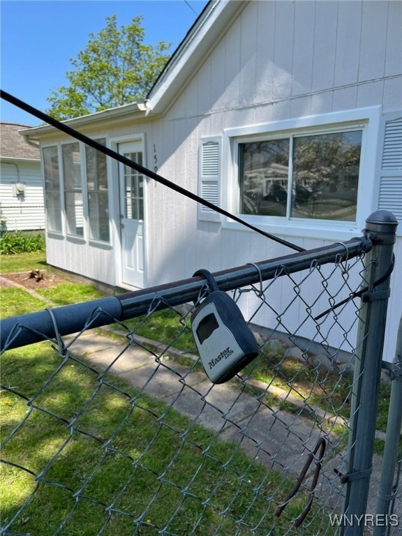 1597 Franklin St, Newfane, NY 14126 - view of side of property with fence