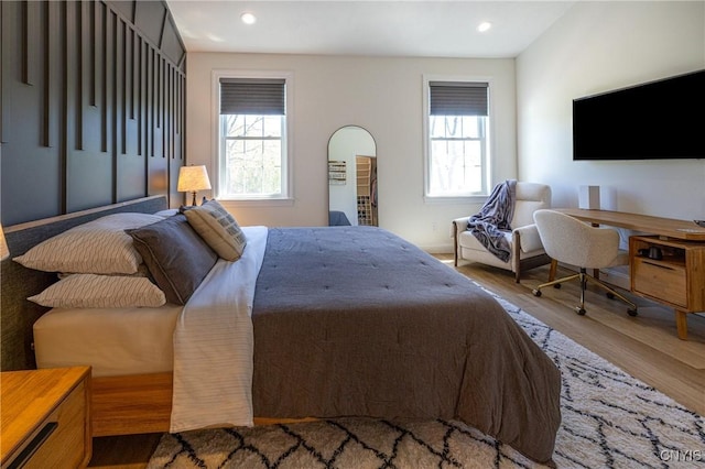 4490 Lauder Ln, Skaneateles, NY 13152 - bedroom with wood finished floors and recessed lighting