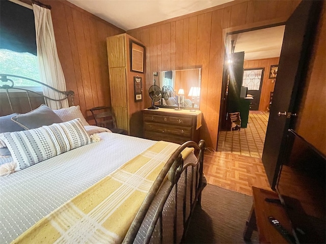 920 New Kingston Rd, Middletown, NY 12455 - bedroom featuring wood walls