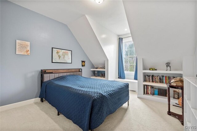3543 Lost Hollow Rd, Skaneateles, NY 13152 - carpeted bedroom featuring vaulted ceiling