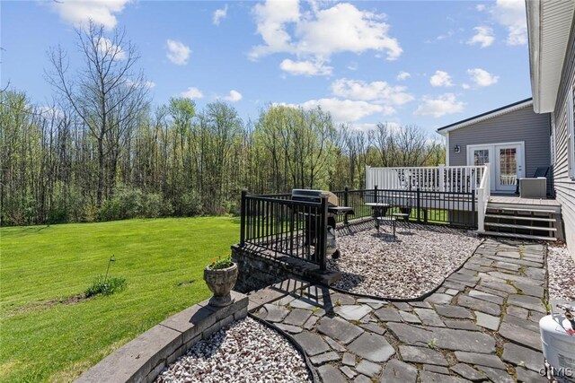 3543 Lost Hollow Rd, Skaneateles, NY 13152 - view of patio with a wooden deck
